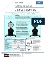 STG-75M/75D: Tension Gauge 75 Series