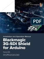 Blackmagic 3G-SDI Shield For Arduino: Installation and Operation Manual