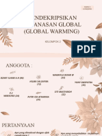 Mendekripsikan Pemanasan Global (Global Warming) : Kelompok 2