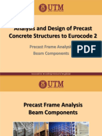 Analysis and Design of Precast Concrete Structures To Eurocode 2