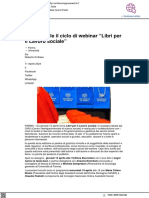 Dal 13 Aprile I Webinar Libri Per Il Lavoro Sociale - Emilia Romagna News - It, 11 Aprile 2023