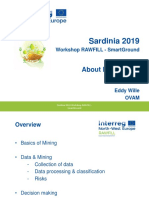 Rawfill Workshop Sardinia 2019 Data and Mining - EW