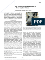 A Powered Leg Orthosis For Gait Rehabilitation of Motor-Impaired Patients