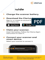 Quick Start Guide for Clarius HD Scanner