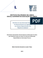 Benefícios da intervenção na linguagem em crianças com autismo