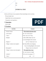 Revision & Test: Period 1: I, Objectives