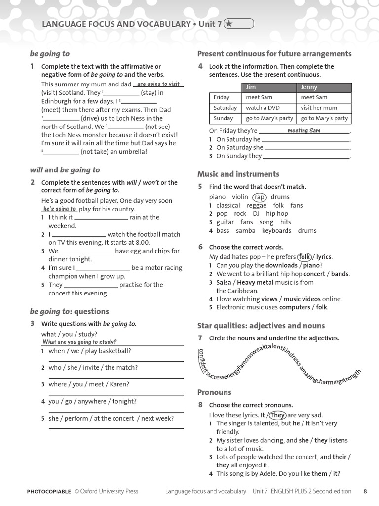 Be going to 1 pdf syntax languages