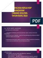 Draf Rencana Kerja KSP Handayani Golewa