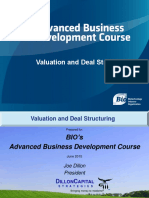 Valuation and Deals Structuring Concepts and Trends