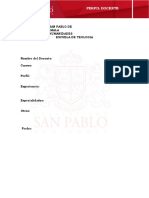 Universidad San Pablo de Guatemala Facultad de Humanidades Escuela de Teologia