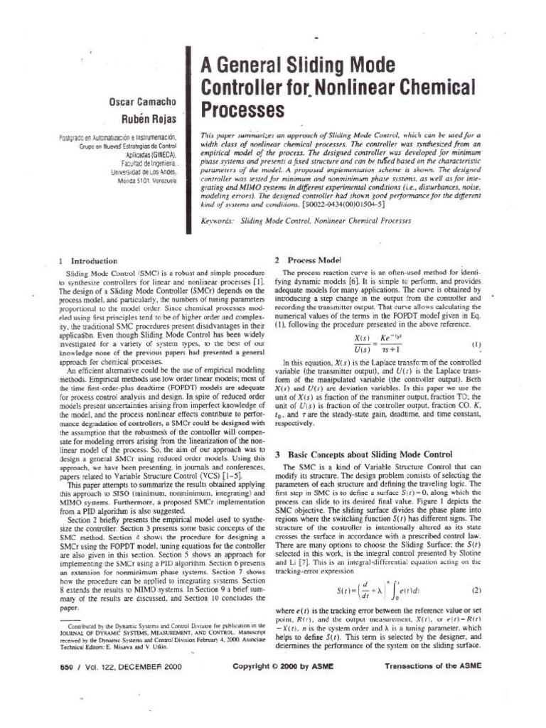 A General Sliding Mode | PDF