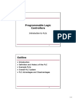 Programmable Logic Controllers: Introduction To Plcs