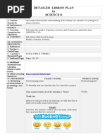 Detailed Lesson Plan in Science 8: Procedures