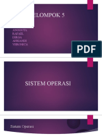 KELOMPOK 5 Sistem Operasi