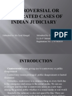 Controversial or Celebrated Cases of Indian Judiciary