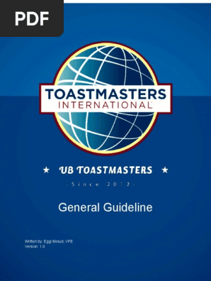 UBTM General Guideline