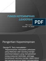 Fungsi Kepemimpinan - Administrasi Dan Kebijakan Kesehatan