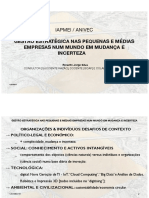 Gestão Estratégica Nas Pequenas e Médias Empresas Num Mundo em Mudança e Incerteza