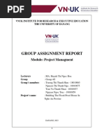 Group Assignment Report: Module: Project Managment