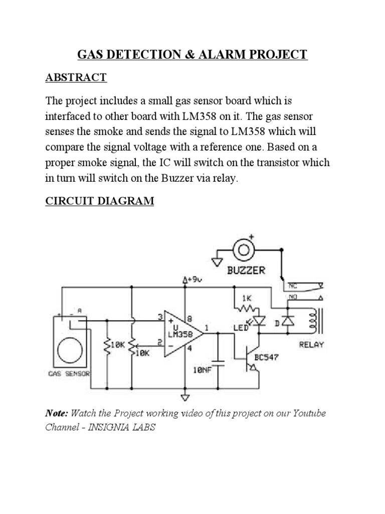 Gas Detection Project | PDF