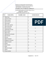 Daftar Hadir Pengambilan Rapor 2022