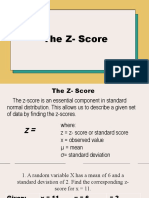 Calculating Z-Scores