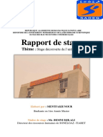 Rapport de Stage EHEC Alger