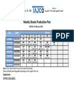 Weekly Sheets Production Plan SCH 2023.03.13