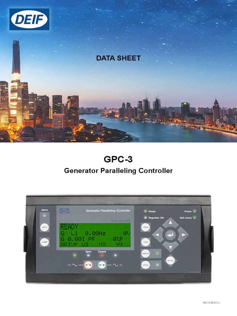 GPC 3 Data Sheet 4921240351 Uk | PDF | Alternating Current ...