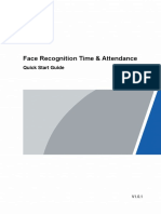 Quick Start Guide: Face Recognition Time & Attendance