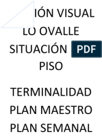 Gestión Visual Lo Ovalle Situación Por Piso