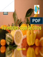 Classificação e origem de variedades de citros
