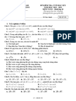 Thời gian làm bài: 60 phút (không kể thời gian phát đề)