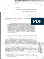 Fracasso Do Tratamento Analítico Com Pacientes Suicidas