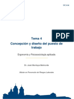 Ergonomía y Psicosociología aplicada_tema 4_Concepto y diseño del puesto de trabajo