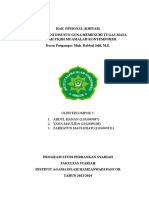 Hak Opsional (Khiyar) Makalah Ini Disusun Guna Memenuhi Tugas Mata Kuliah Fiqih Muamalah Kontemporer Dosen Pengampu: Muh. Rabbul Jalil, M.E