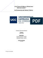 Seminario Economía Del Sector Público: "Facultad de Ciencia Política y Relaciones Internacionales"