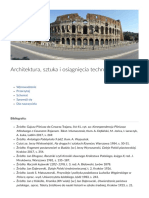 Architektura, Sztuka I Osiągnięcia Techniczne Rzymian: Wprowadzenie Przeczytaj Schemat Sprawdź Się Dla Nauczyciela