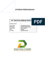 Peraturan Perusahaan Digitas Corp