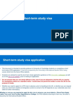 Applying For A Short-Term Study Visa