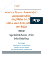 Anexo 17 Seguridad de La Aviación (AVSEC) Evaluación de Riesgo