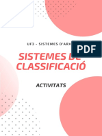 Activitats de Sistemes de Classificació