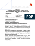 Proyectofortalecimiento Deportivo Escolar Jde 2023-24