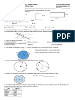 Examen de Matemáticas