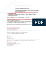 Operação Do Serviço - Instrutor Itil