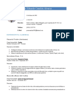 Jesús Eduardo Canelón Alvarez: Fecha de Nacimiento Cédula de Identidad Dirección: Teléfono: E-Mail