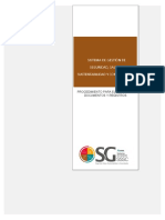 PE-SSSC-001 Procedimiento para El Control de Documentos y Registros V05 25-08-2022