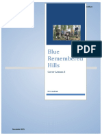 Year 8 Term 2a Blue Remembered Hills Lesson 3 Workbook