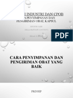 Cara Penyimpanan Dan Pengiriman Obat Dan Kapsul