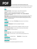 Teechers: A Play by John Godber | PDF | Theatre | Performing Arts